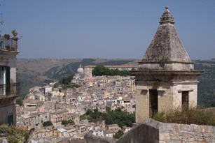 Ragusa Blick auf Altstadt